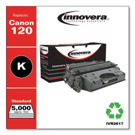 Innovera® Remanufactured Black Toner, Replacement for Canon 120 (2617B001), 5,000 Page-Yield