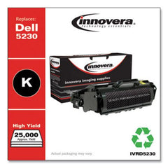 Innovera® Remanufactured Black Toner, Replacement for Dell 5230 (330-6958), 21,000 Page-Yield