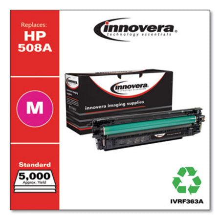 Innovera® Remanufactured Magenta Toner, Replacement for HP 508A (CF363A), 5,000 Page-Yield