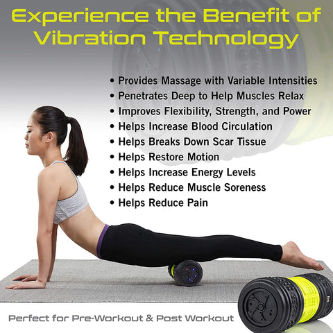 H+S - Massaging Foam Roller AM-660-8001-1200