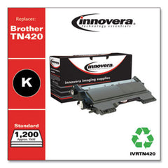 Innovera® Remanufactured Black Toner, Replacement for Brother TN420, 1,200 Page-Yield