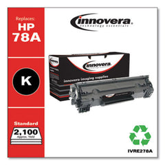 Innovera® Remanufactured Black Toner, Replacement for HP 78A (CE278A), 2,100 Page-Yield