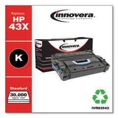 Innovera® Remanufactured Black High-Yield Toner, Replacement for HP 43X (C8543X), 30,000 Page-Yield