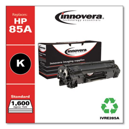 Innovera® Remanufactured Black Toner, Replacement for HP 85A (CE285A), 1,600 Page-Yield