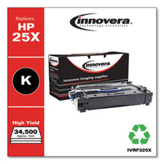 Innovera® Remanufactured Black High-Yield Toner, Replacement for HP 25X (CF325X), 34,500 Page-Yield