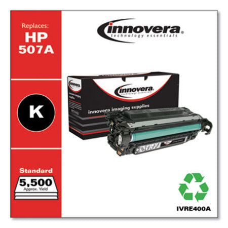 Innovera® Remanufactured Black Toner, Replacement for HP 507A (CE400A), 5,500 Page-Yield