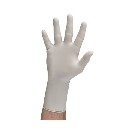 O&M Halyard Inc Exam Glove STERLING-XTRA® Medium NonSterile Nitrile Extended Cuff Length Textured Fingertips Gray Chemo Tested - M-661063-3660 - Case of 10