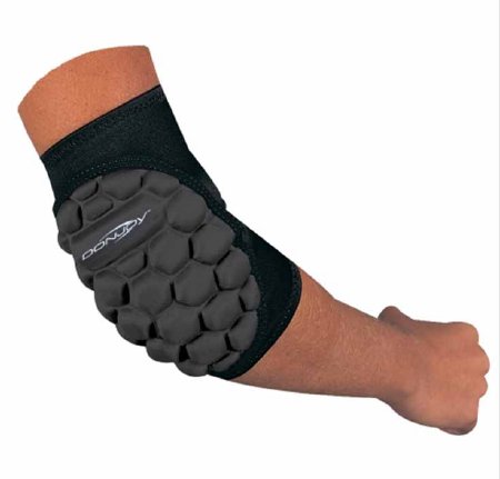 DJO Elbow Sleeve Spider® Pad 2X-Large 12 to 13 Inch Circumference Black