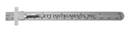 Miltex Measuring Ruler 6 Inch Stainless Steel