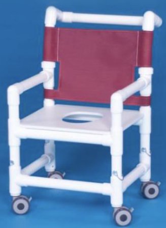 IPU Pediatric Shower Chair ipu® With Arms Mesh Back 16 Inch Seat Width