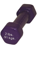 Fabrication Enterprises Dumbbell Hexagon Heads CanDo® 2 lbs.