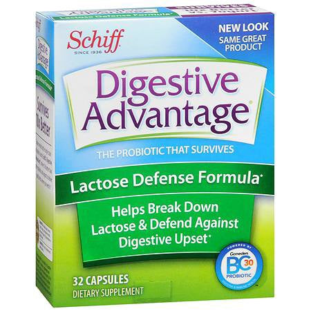 Ganedan Biotech Inc Probiotic Dietary Supplement Digestive Advantage® Lactose Defense Formula 32 per Bottle Capsule