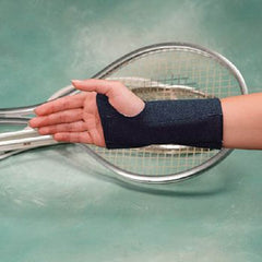 Patterson Medical Supply Wrist Brace Rolyan® TakeOff Universal Fabrifoam® / Metal / Plastic Right Hand Black One Size Fits Most