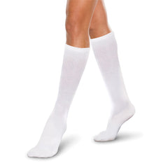 Alimed Compression Socks Core-Spun by Therafirm® Knee High X-Large White Closed Toe - M-918844-3884 - Pair