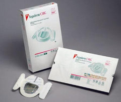 3M CHG I.V. Securement Dressing 3M™ Tegaderm™ CHG (Chlorhexidine Gluconate) / Flm 3 1/2 X 4 1/2 Inch Square Sterile