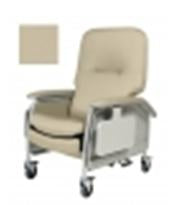 Graham-Field Infinite Position Recliner Lumex® Deluxe Clinical Care Warm Taupe Vinyl Upholstered