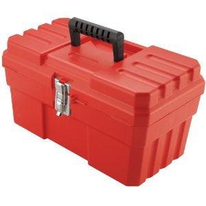 Akro-Mils Portable Utility Box Red 14 X 8 X 8.125 Inch - M-663951-4154 - CT/6