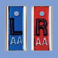 Wolf X-Ray X-Ray Marker Set 5/8 Inch Blue / Red Elite Cassette Marker 1 Set