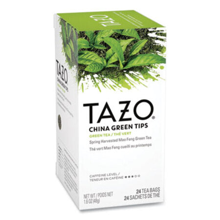 Tazo® Tea Bags, China Green Tips, 24/Box
