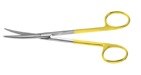 Miltex Dissecting Scissors Padgett® SuperCut Metzenbaum 5-3/4 Inch Length OR Grade German Stainless Steel / Tungsten Carbide NonSterile Finger Ring Handle Curved Blade Blunt Tip / Blunt Tip - M-664475-2886 - Each