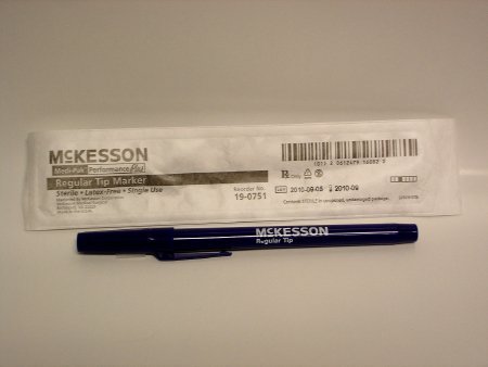 Surgical Skin Marker McKesson Gentian Violet Regular Tip Sterile - M-664538-3475 - Box of 50