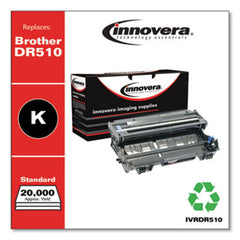 Innovera® Remanufactured Black Drum Unit, Replacement for Brother DR510, 20,000 Page-Yield