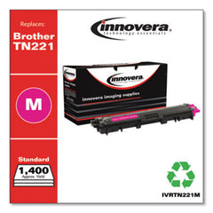 Innovera® Remanufactured Magenta Toner, Replacement for Brother TN221M, 1,400 Page-Yield