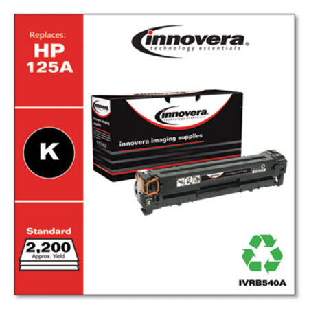 Innovera® Remanufactured Black Toner, Replacement for HP 125A (CB540A), 2,200 Page-Yield