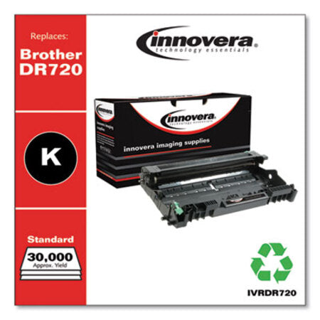 Innovera® Remanufactured Black Drum Unit, Replacement for Brother DR720, 30,000 Page-Yield
