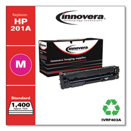 Innovera® Remanufactured Magenta Toner, Replacement for HP 201A (CF403A), 1,400 Page-Yield