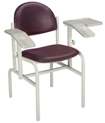 The Brewer Company Blood Drawing Chair Brewer 1500 Double Adjustable Armrests Dove Gray