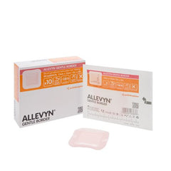 Smith & Nephew Silicone Foam Dressing Allevyn Gentle Border 3 X 3 Inch Square Silicone Gel Adhesive with Border Sterile