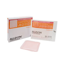 Smith & Nephew Silicone Foam Dressing Allevyn Gentle Border 5 X 5 Inch Square Silicone Gel Adhesive with Border Sterile