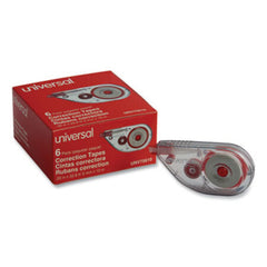 Universal® Side-Application Correction Tape, 1/5" x 393", 6/Pack