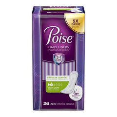 Kimberly Clark Bladder Control Pad Poise® 7-1/2 Inch Length Light Absorbency Absorb-Loc® Core One Size Fits Most Adult Female Disposable - M-665932-2086 - Case of 208