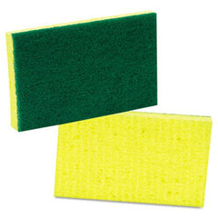 Scotch-Brite™ PROFESSIONAL Medium-Duty Scrubbing Sponge, 3.6 x 6.1, Yellow/Green, 20/Carton