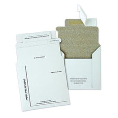 Quality Park™ Disk/CD Foam-Lined Mailers, Square Flap, Redi-Strip Closure, 5.13 x 5, White, 25/Box