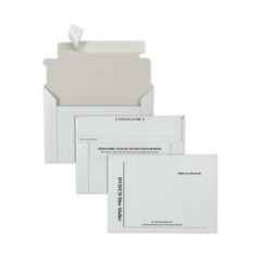Quality Park™ Disk/CD Foam-Lined Mailers, Square Flap, Redi-Strip Closure, 8.5 x 6, White, 25/Box