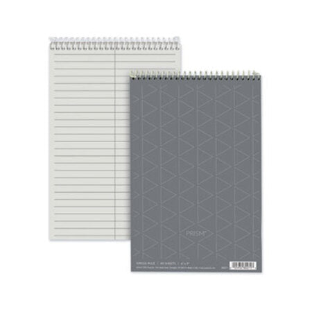 TOPS™ Prism Steno Books, Gregg Rule, 6 x 9, Gray, 80 Sheets, 4/Pack