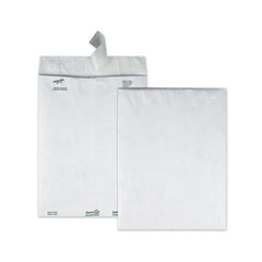 Survivor® Catalog Mailers, DuPont Tyvek, #12 1/2, Square Flap, Redi-Strip Closure, 9.5 x 12.5, White, 100/Box