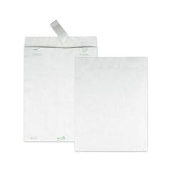 Survivor® Catalog Mailers, DuPont Tyvek, #13 1/2, Square Flap, Redi-Strip Closure, 10 x 13, White, 100/Box