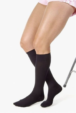 BSN Medical Compression Stocking JOBST® Relief® Knee High Large Black Closed Toe