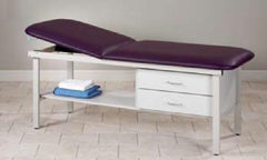 Clinton Industries Treatment Table with Drawers ETA Alpha Series Fixed Height 450 lbs. Weight Capacity