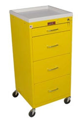 Harloff Isolation Cart Mini-Line Steel 38.5 X 18 X 18 Inch Light Gray One - 3 Inch, Three - 9 Inch