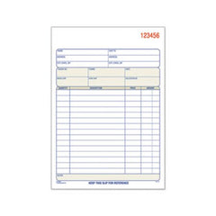 TOPS™ Sales Order Book, 5-9/16 x 7-15/16, Two-Part Carbonless, 50 Sets/Book