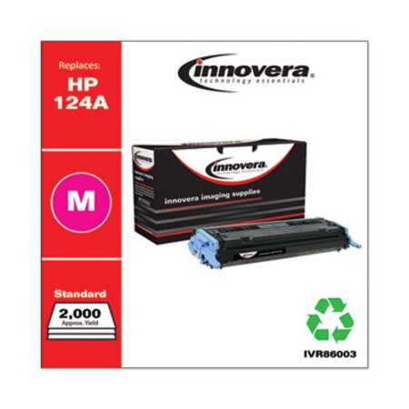 Innovera® Remanufactured Magenta Toner, Replacement for HP 124A (Q6003A), 2,000 Page-Yield