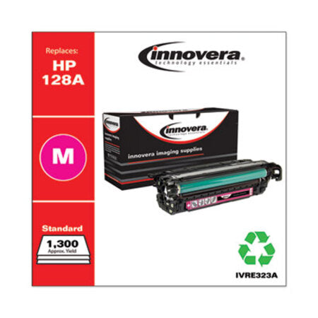 Innovera® Remanufactured Magenta Toner, Replacement for HP 128A (CE323A), 1,300 Page-Yield