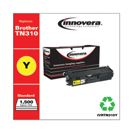 Innovera® Remanufactured Yellow Toner, Replacement for Brother TN310Y, 1,500 Page-Yield