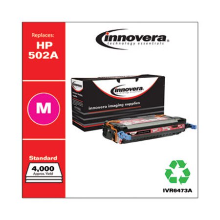 Innovera® Remanufactured Magenta Toner, Replacement for HP 502A (Q6473A), 4,000 Page-Yield