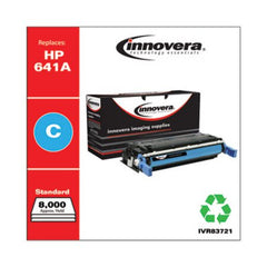 Innovera® Remanufactured Cyan Toner, Replacement for HP 641A (C9721A), 8,000 Page-Yield